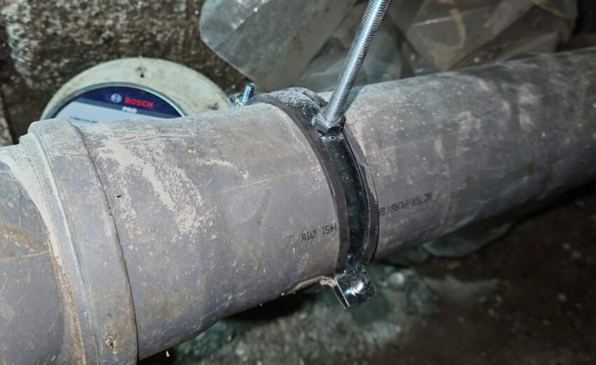Reparatii scurgere fonta subsol bl. C2